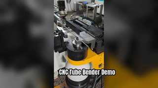 Bekijk CNC50REM PLC-gestuurde CNC-buisbuigmachine Stalen ijzeren buizen Demo